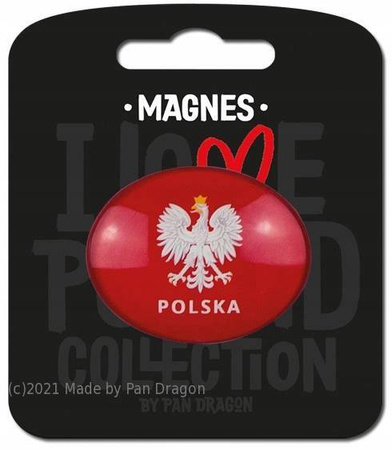 MAGNES I Love Poland ORZEŁ 3D