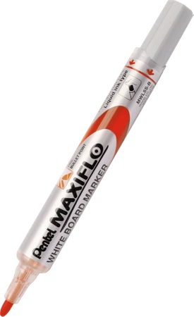 Pentel marker suchościeralny MWL5S Maxiflo czerwony