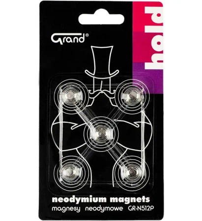 Magnesy neodymowe z uchwytem GR-N512P