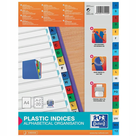 PRZEKŁADKI ALFABETYCZNE OXFORD