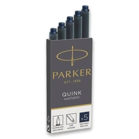 PARKER QUINK naboje do pióra granatowe 5 szt
