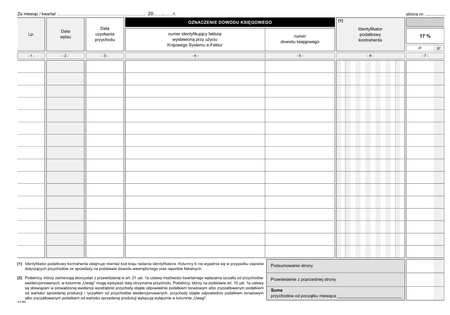 Ewidencja przychodów Michalczyk i Prokop A4