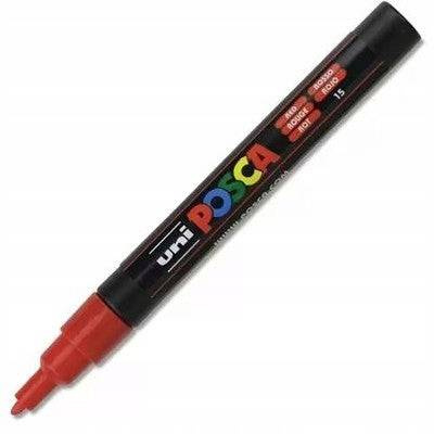 MARKER UNI POSCA PC-3M CZERWONY NR 15