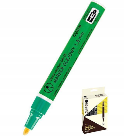 Marker olejowy GRAND zielony