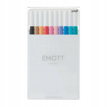 ZESTAW UNI FLAMASTRY PEM-Sy -10SZT EMOTT No. 1