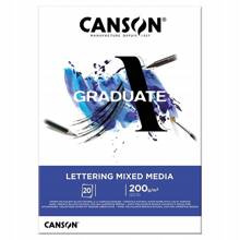 Blok_Rys. Canson Graduate Lettering Mixmedia A3 200g 20A FILA