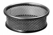 Przybornik mały okrągły Tetis BV503 CZARNY