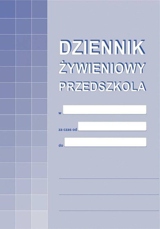 Dziennik żywieniowy przedszkola