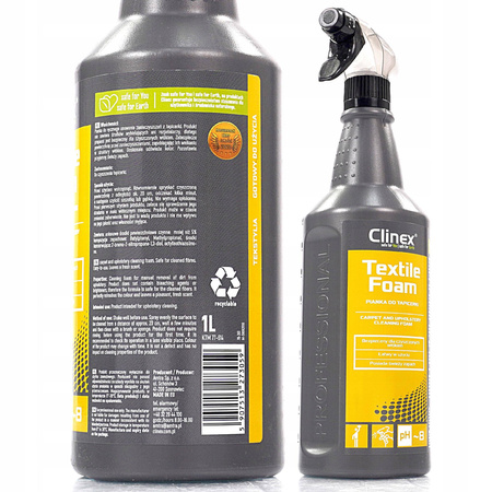 Pianka CLINEX Textile Foam 1L do tapicerki
