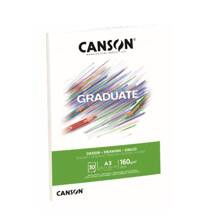 BLOK_RYS. CANSON GRADUATE A3 160g 30A FILA