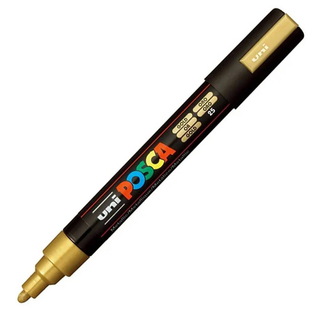 MARKER UNI PC-5M POSCA ZŁOTY NR 25
