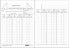 Druk Karta czytelnika Emeko B171 Offset A6 100szt.