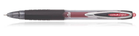 Długopis żelowy UNI UMN-207 Czerwony