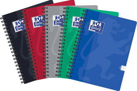 KOŁOZESZYT OXF ESSE 2SPI B5 80 KARTEK 90G KRATKA OXFORD