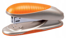 Zszywacz Tetis GV107 24/6mm POMARAŃCZOWY 25 kartek