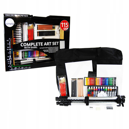 Zestaw Artystyczny ze Sztalugą 115el Daler Rowney