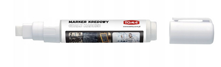 Marker Toma kredowy biały 8x5