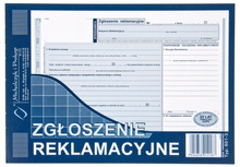 ZGŁOSZENIE REKLAMACYJNE 601-3 A5 M&P