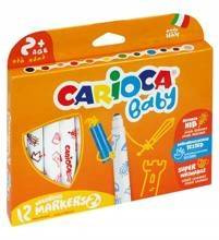 Pisaki CARIOCA BABY 12 kol. dla dzieci 2+
