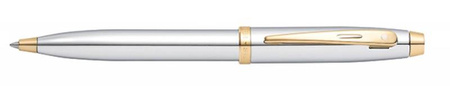 DŁUGOPIS AUTOMATYCZNY SHEAFFER 100 CHROM / ZŁOTO