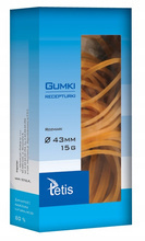 Gumki recepturki Tetis GG201 pudełko 15 g 43 mm