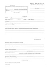 Arkusz ocen dla słuchaczy dotychczasowego gimnazjum dla dorosłych i dotychczasowego trzyletniego liceum ogólnokształcącego dla dorosłych