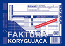 Faktura A5 korygująca