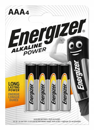 Bateria Alkaline Power AAA LR03 1,5V 4szt