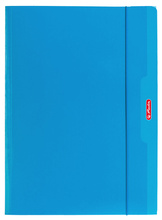 TECZKA RYSUNKOWA A4 Z GUMKĄ NIEBIESKA COLOR BLOCK HERLITZ