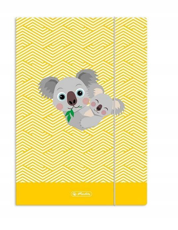 Herlitz Teczka A4 z gumką Cute Animals MIX
