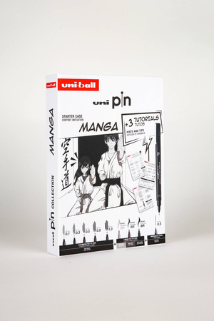 Cienkopis Uni PIN 200 zestaw Starter Case Manga