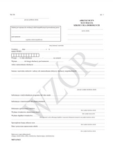 Arkusz ocen dla słuchaczy szkoły dla dorosłych