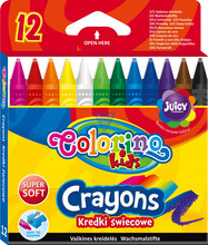 Kredki świecowe 12 kolorów Colorino Kids
