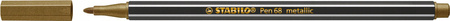 Flamaster STABILO Pen 68 METALIC ZŁOTY