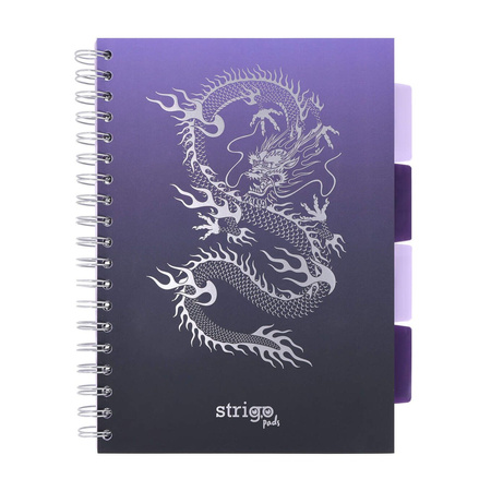 Kołozeszyt STRIGO PADS Project Book B5 kratka Głębiny Smok wodny