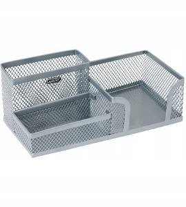 Przybornik na biurko Grand GR-093S srebrny