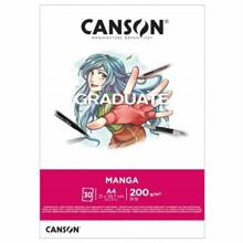 Blok_Rys. Canson Graduate Manga A4 200g 50A FILA