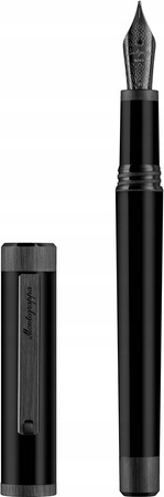 Zero Pióro wieczne Ruten Ultra Black stal Stub 1.1