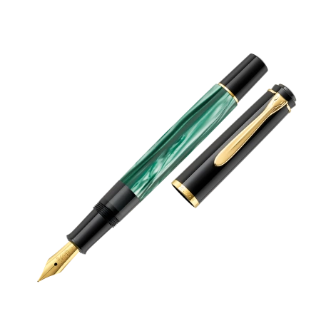 PIÓRO WIECZNE M 200 B ZIELONE MARMUR PELIKAN