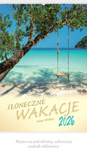 KALENDARZ 13PL.RW10 SŁONECZNE WAKACJE