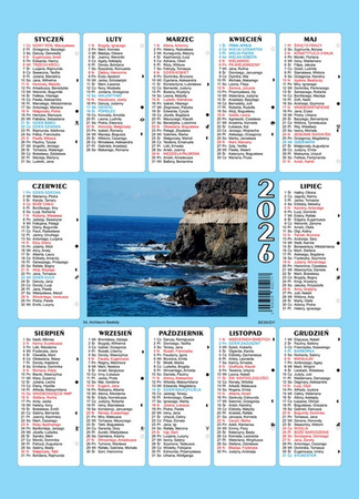 KALENDARZ PLAKIETKA MIX