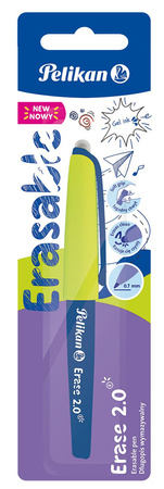 DŁUGOPIS WYMAZYWYWALNY ERASE 2.0 BL NIEBIESKI