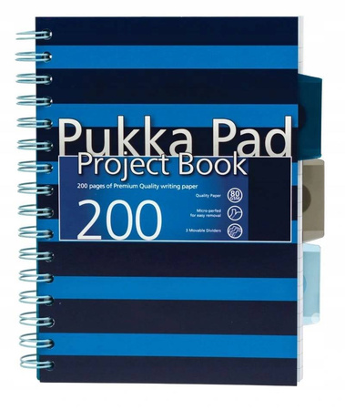 Kołozeszyt Pukka Pad Navy A5 200 kartek niebieski