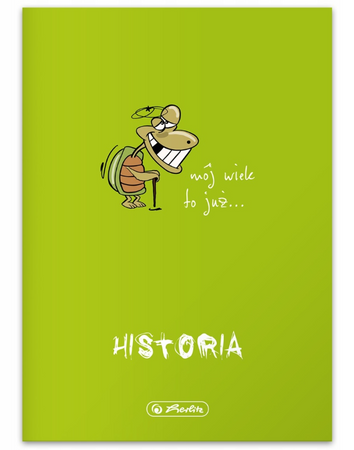 Zeszyt A5 Herlitz Historia 60 kartek krata okładka PP