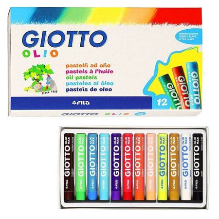 GIOTTO PASTELE OLEJNE 12 SZT FILA