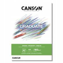 BLOK_RYS. CANSON GRADUATE A4 160g 30A FILA