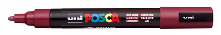 Uni marker Posca PC-5M plakatowy czerwone wino 60