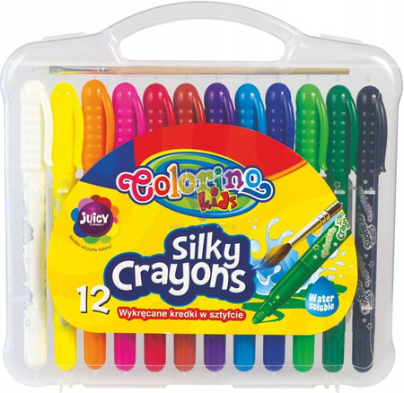 Kredki żelowe wykręcane 12 kolorów Colorino Kids