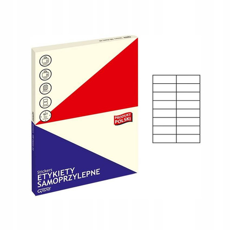 Etykiety samoprzylepne GRAND - 023 105x37 mm