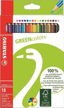 Kredki STABILO GREENcolors etui 18 szt. FSC